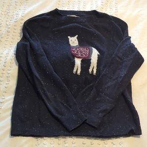 Loft llama sweater